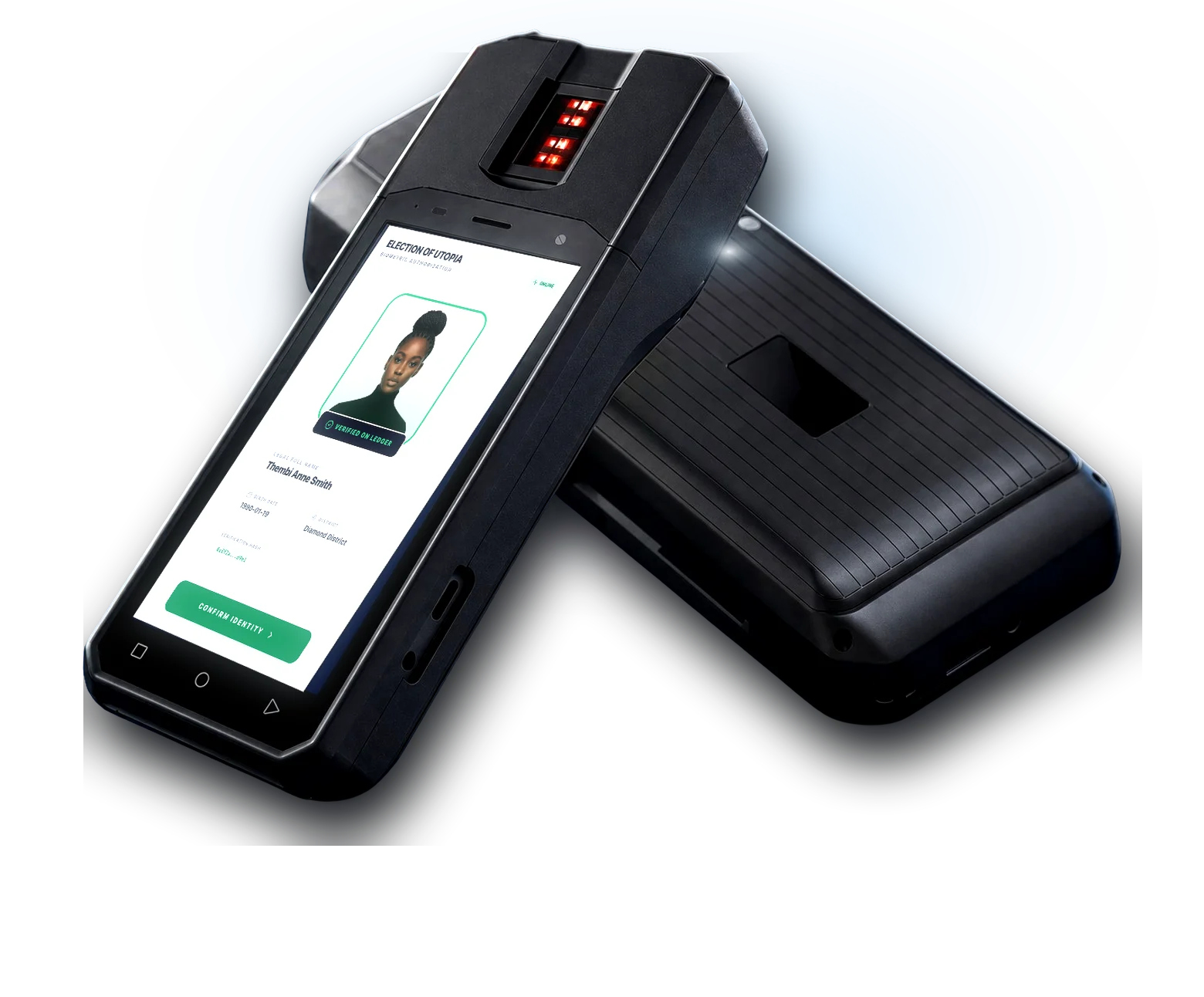 COMET-10 rugged biometric handheld